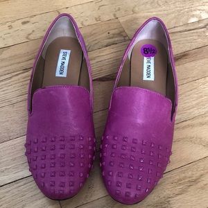 Steve Madden P-Galia Studded Loafer Flats (8.5)